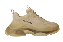Biege Belenciaga Triagle Sneaker 