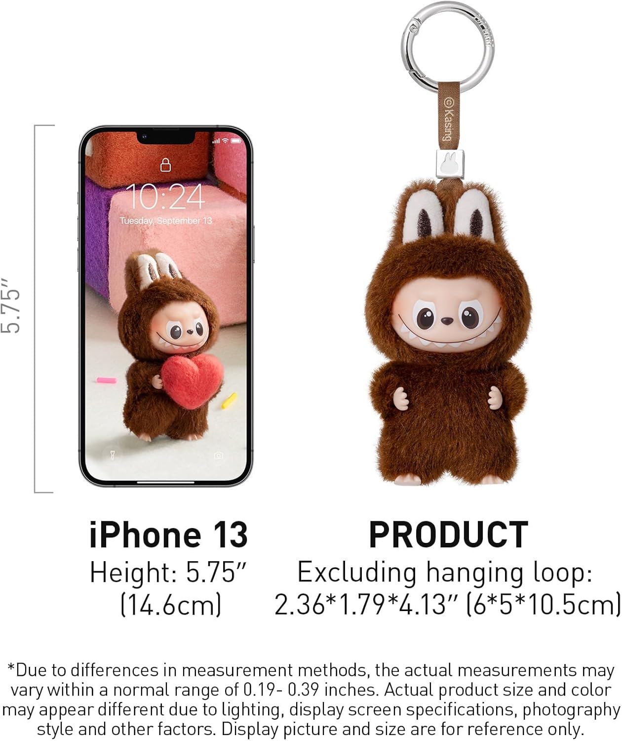 Labubu Pin for Love Series Plush Pendant Blind Box (A-M)_4