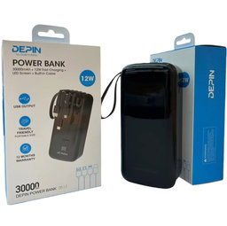 Depin Powerbank 30000 mAh – 12W Fast Charging (NMC0034)
