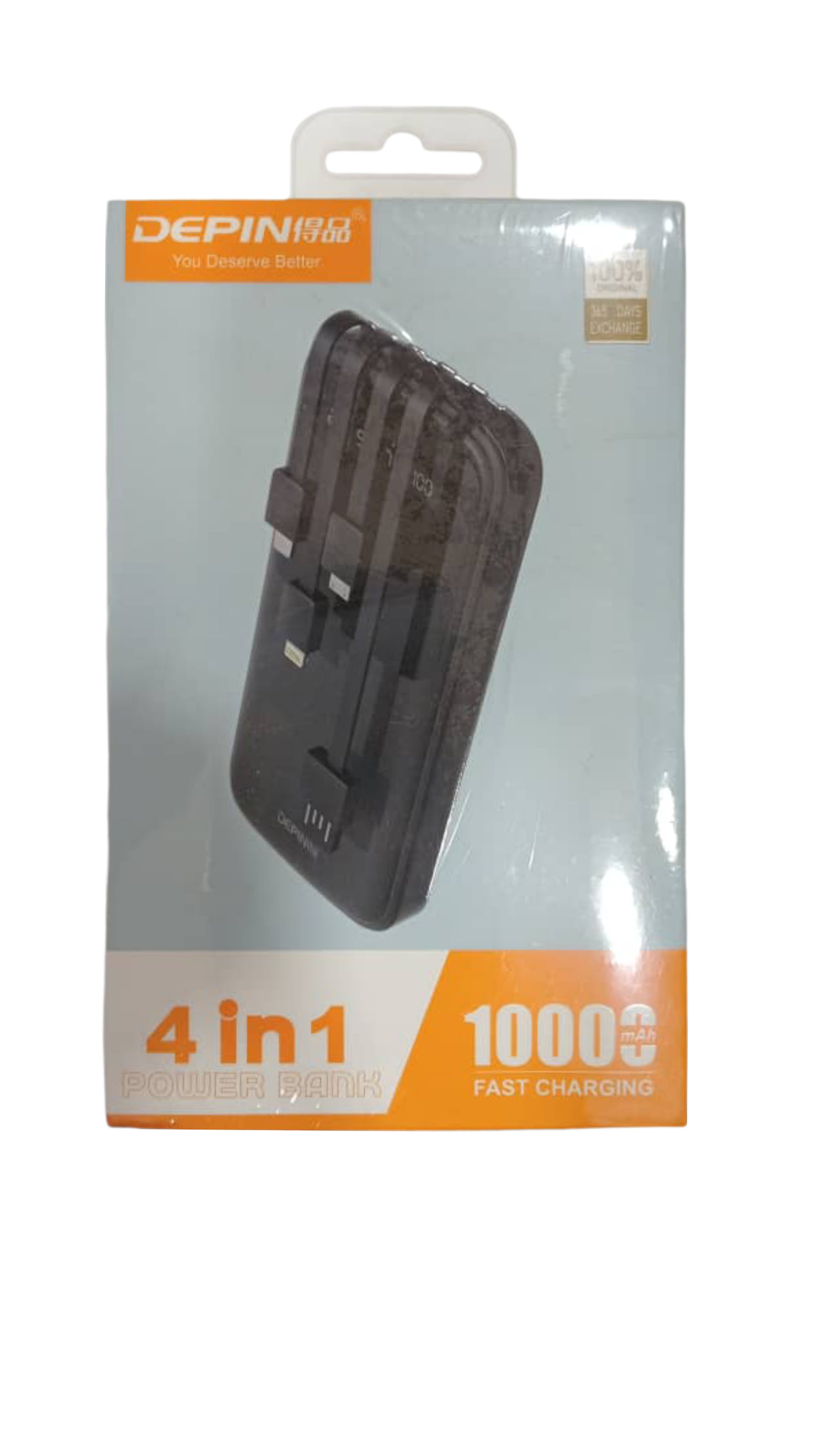Depin Powerbank 4 en 1 – 10000 mAh Fast Charging (NMC0035)_1