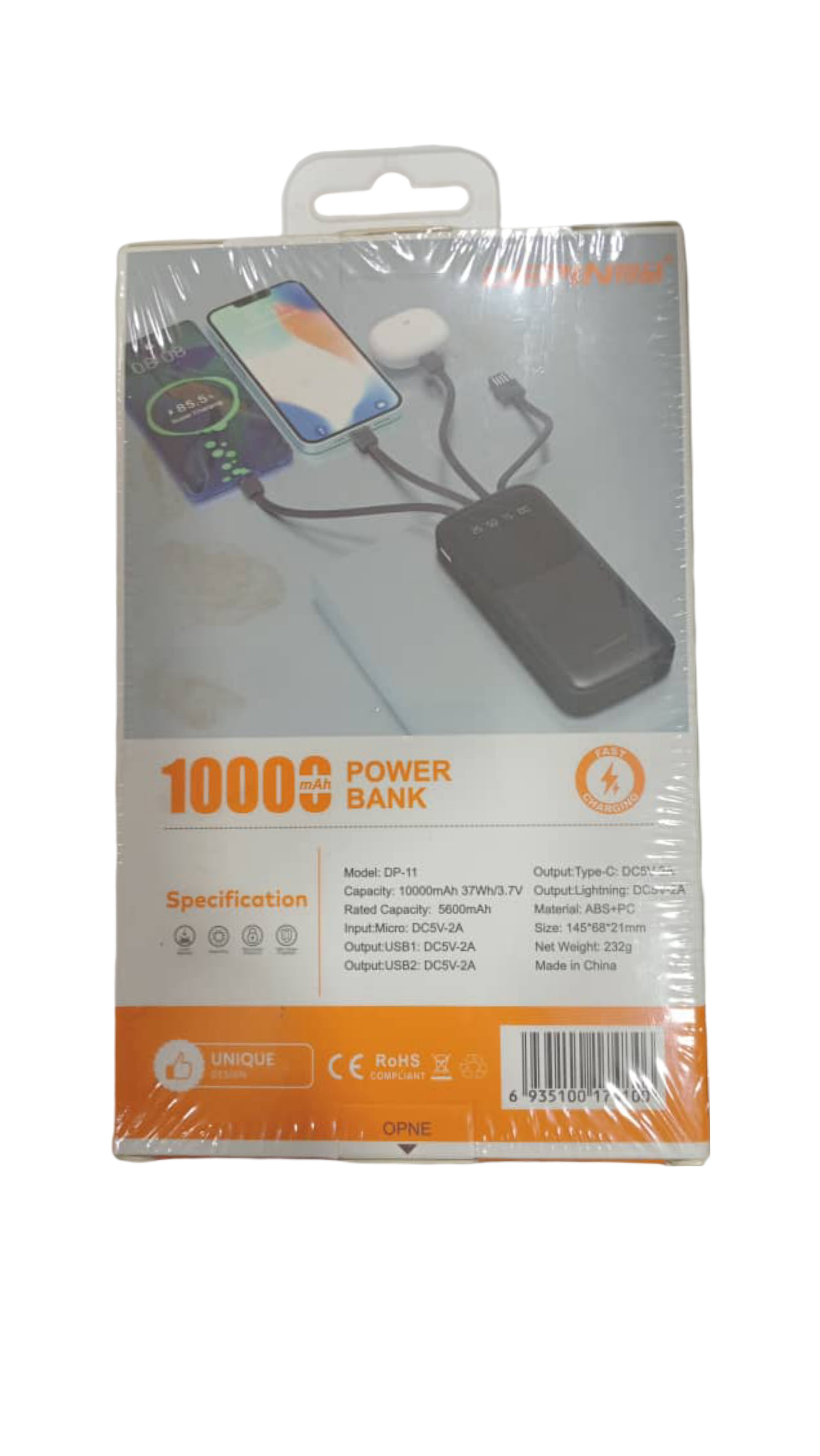 Depin Powerbank 4 en 1 – 10000 mAh Fast Charging (NMC0035)_0