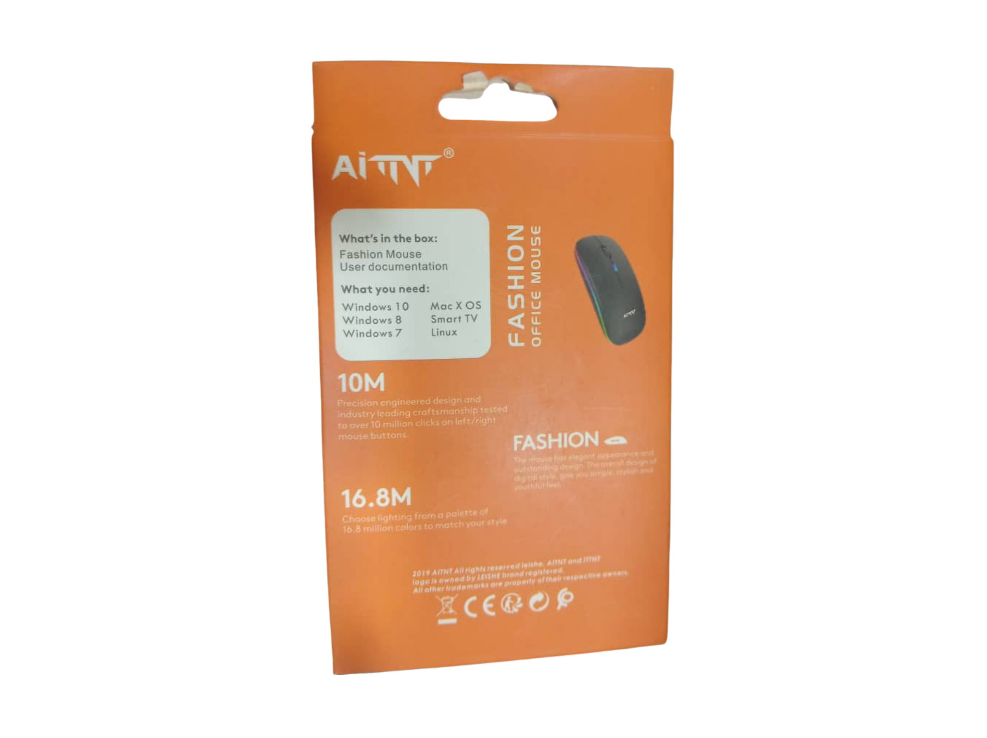 Souris Sans Fil Rechargeable AiTNT 7G – RGB LED, Ergonomique & Ultra-Silencieuse (NMC0036) _1