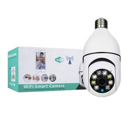 Caméra de Surveillance WiFi Ampoule 360° Full HD – Vision Nocturne Couleur & Audio Bidirectionnel (NMC0038)
