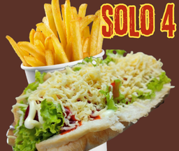 SOLO 4 (Hotdog Overlaod & Fries) Free 12oz