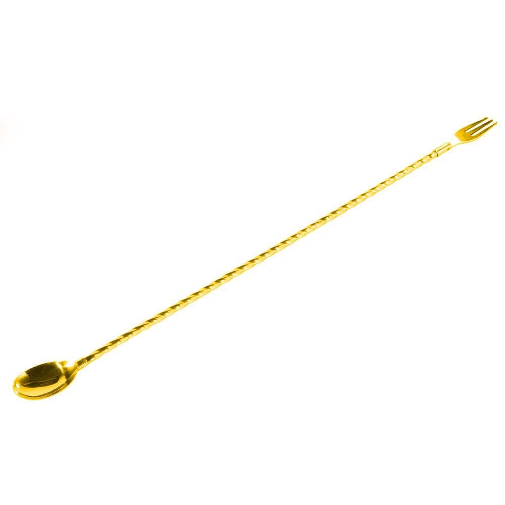 UBER BAR TOOLS PROTRIDENT XL FORK AND SPOON GOLD
