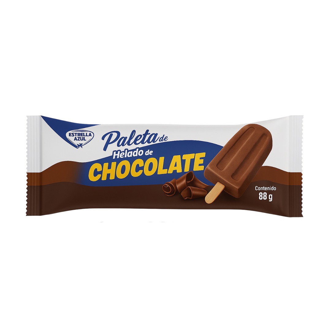 Paletas De Helado Estrella Azul _2