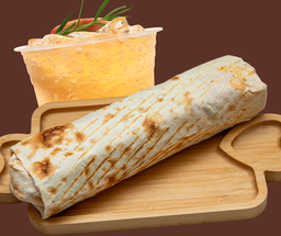 Shawarma Wrap w/Free 12oz Fruitsoda