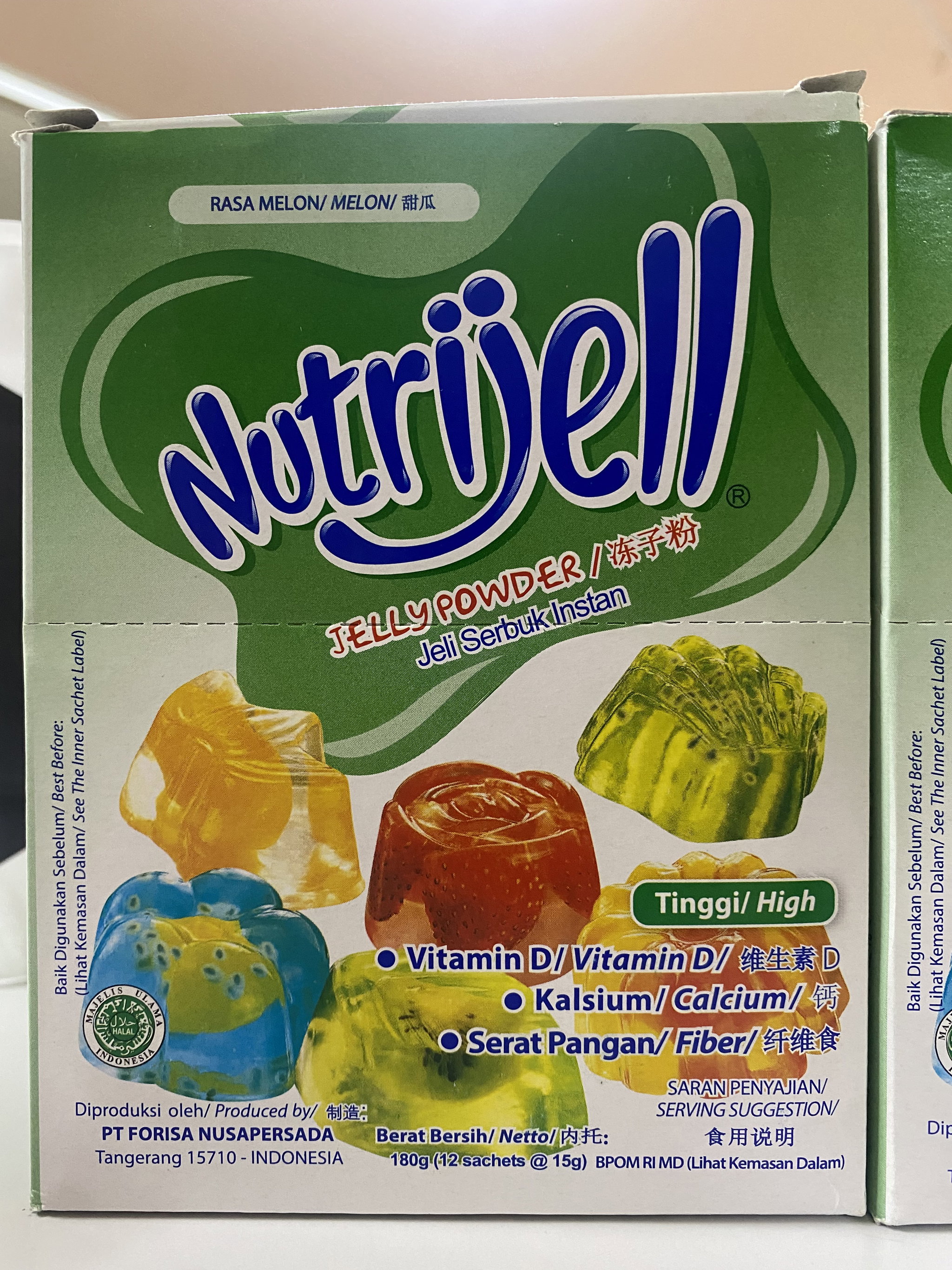 Nutrijell Rasa Melon 1box isi 12pcs_0