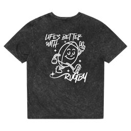 'LBWR' Acid Wash Tee