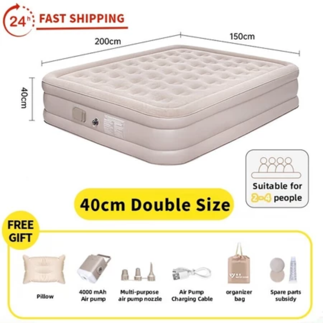 40CM AUTOMATIC INFLATABLE BED EXTRA THICK (TILAM ANGIN)_6