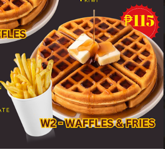 W2 (Waffles & Fries w/ Free 12oz)