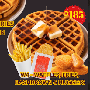 W4 (Waffles, Fries, Hashbrown & Nuggets w/ Free 12oz)_0