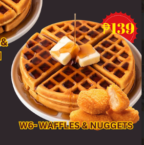 W6 (Waffles & Nuggets w/ Free 12oz)