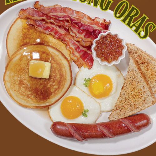 ALTANGHAP w/ 12oz (Waffles,2 Eggs, Wheat Bread, Bacon & Sausage)