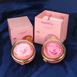 Rotating Eternal Rose Jewelry Box