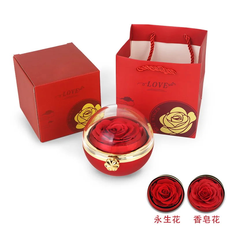 Rotating Eternal Rose Jewelry Box_0