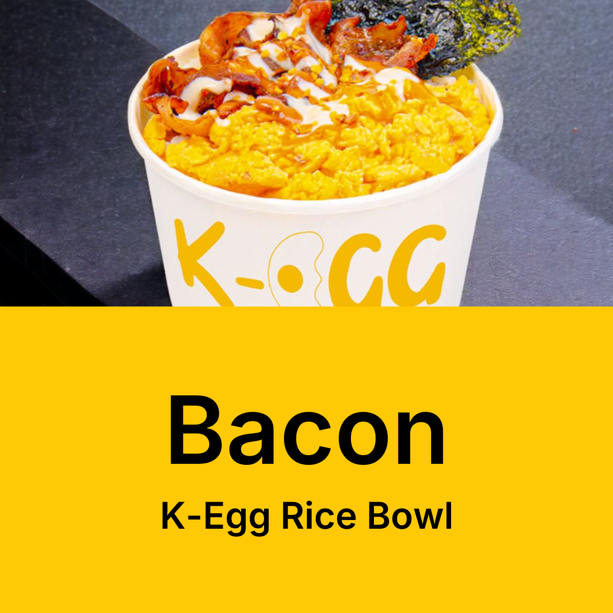 Bacon Egg Rice Bowl