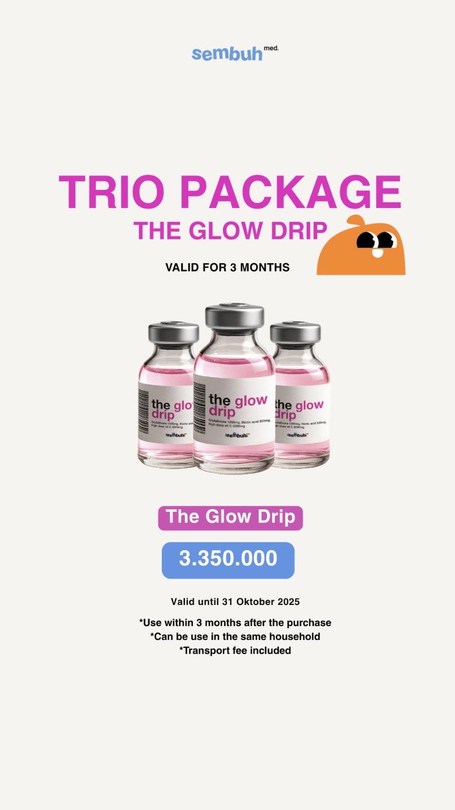 Trio package The Glow Drip_0