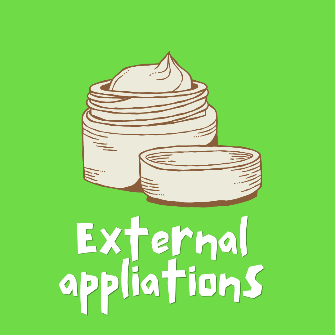 External Applications (Creams/Lotions/Ointments/Shampoos)