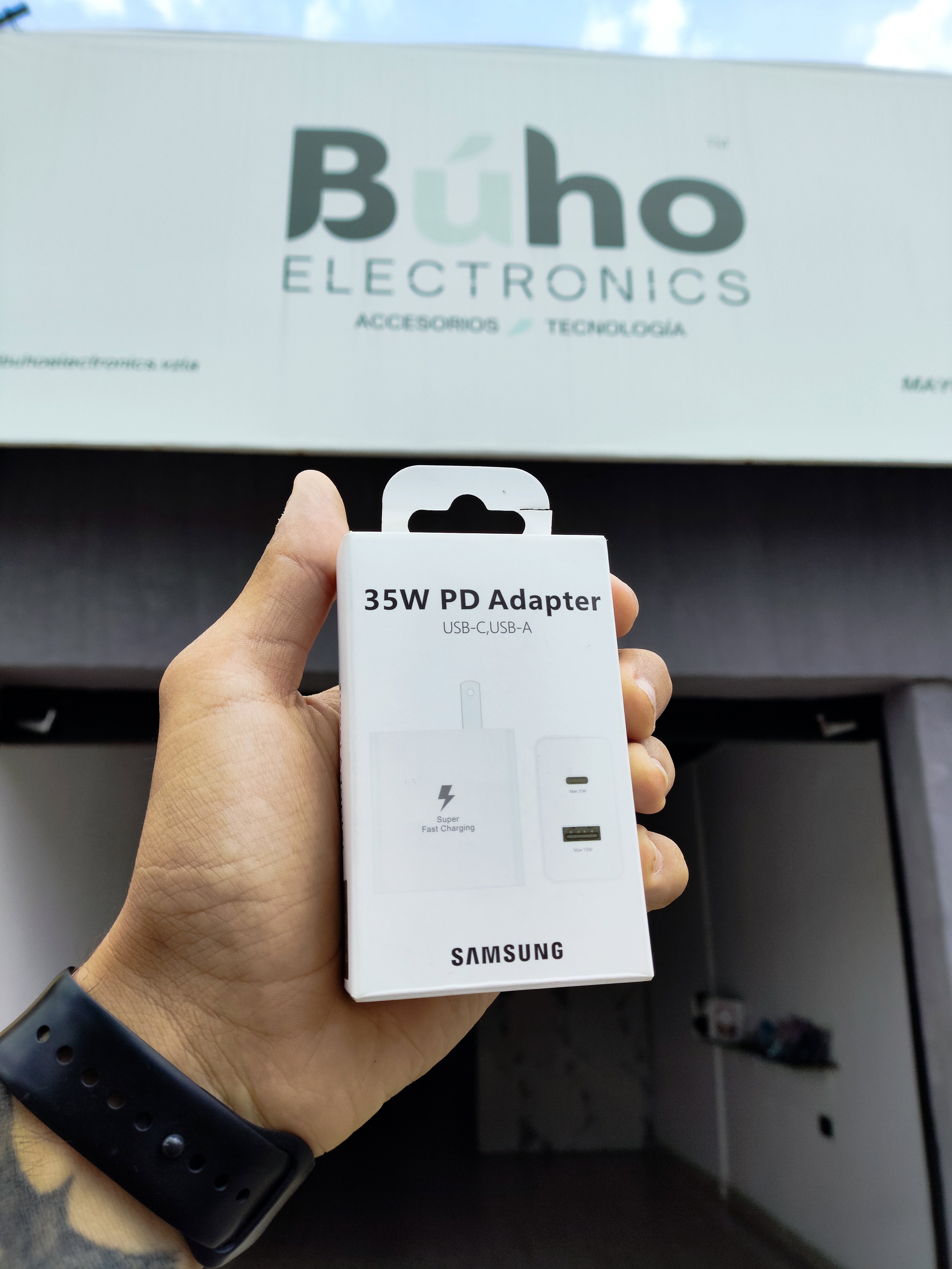 Taco Samsung USB + Tipo C | 35W (2 puertos)_1