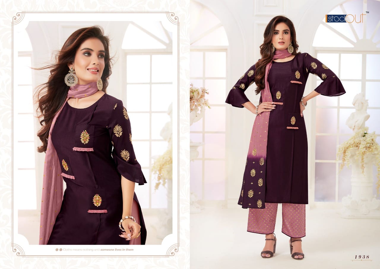 Kurti Palazzo Set with Dupatta_0