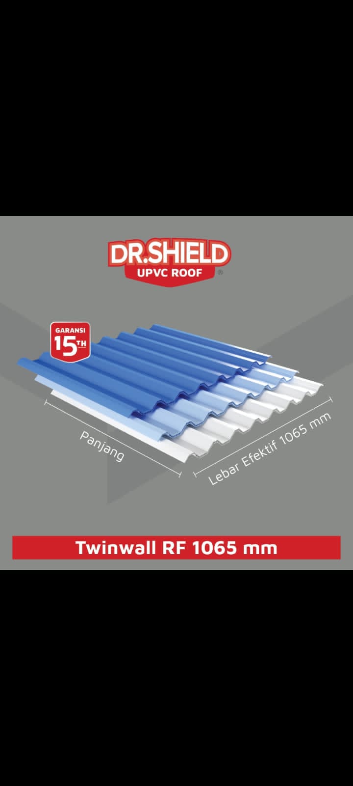 DR Shield RF 1065 12mm Double Layer upvc