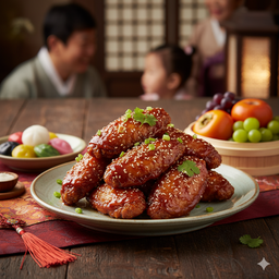 Korean Fried-Style Chicken Wings