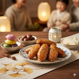 Korean Fried-Style Chicken Wings