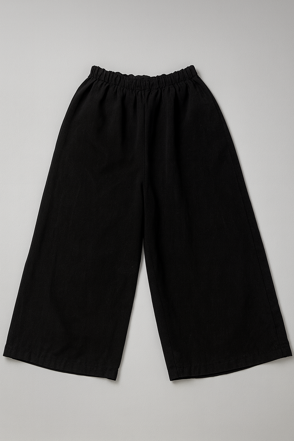 Pantalón negro palazzo básico - Size M_0
