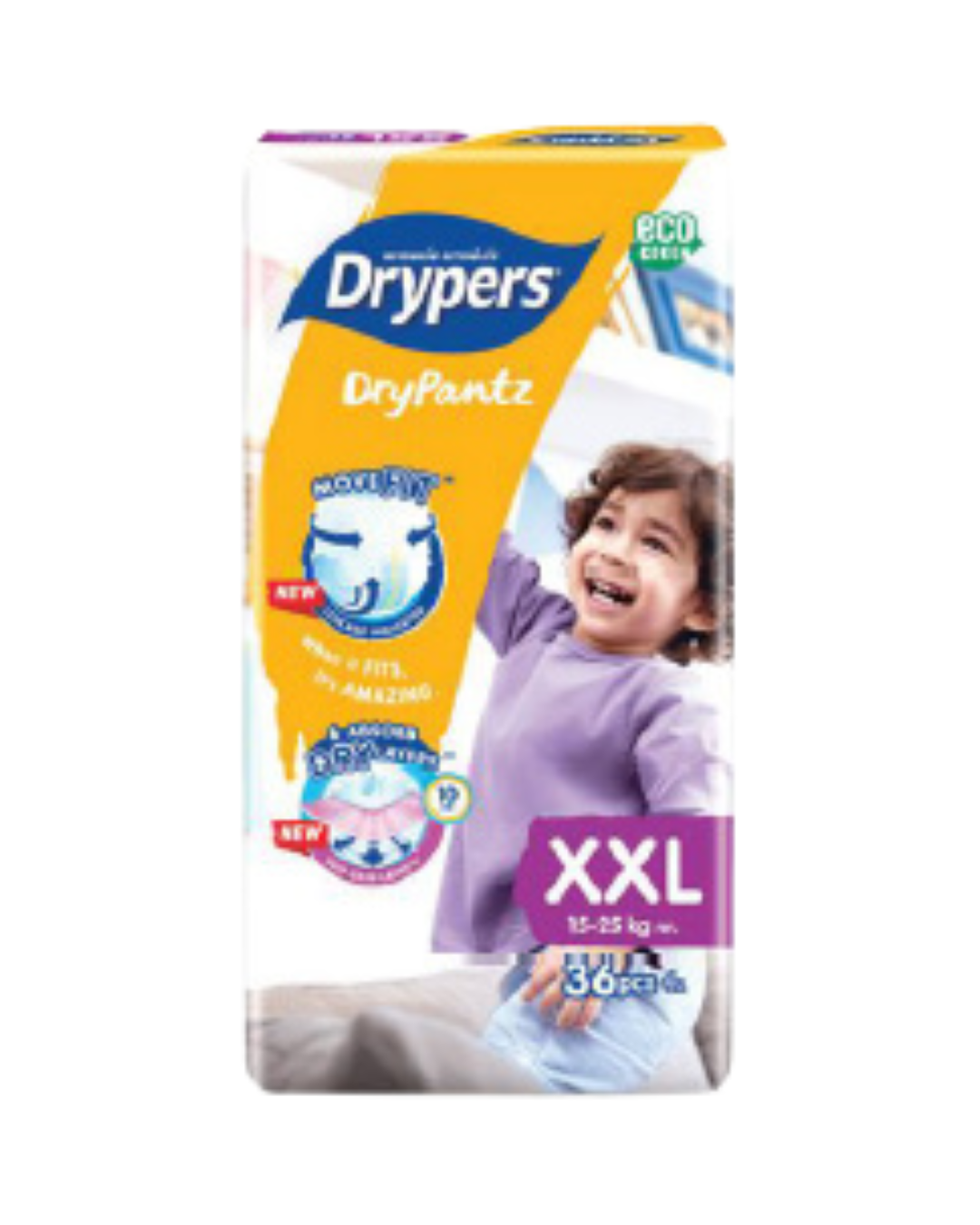 Drypers DryPantz Mega Pack - XXL 36s