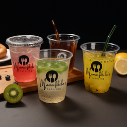 Disposable plastic cups 