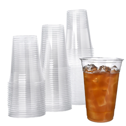 Disposable plastic cups 