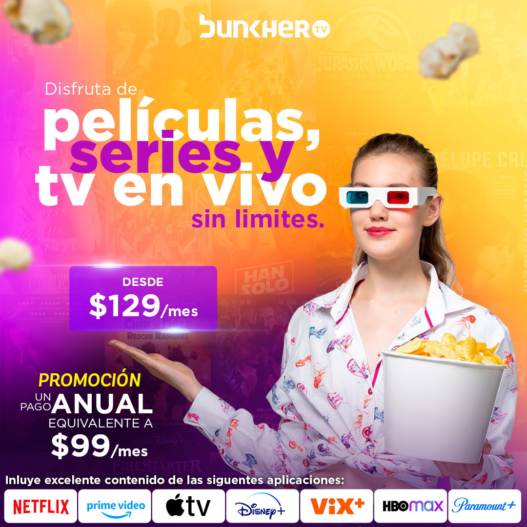 1 MES DE SUSCRIPCIÓN A BUNKHER TV_0