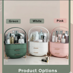 VANITY COSMETIC ORGANIZER JEWELRY BOX