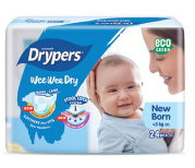 Drypers Wee Wee Dry Regular (Newborn) 24s X 8 (1 Carton)_0
