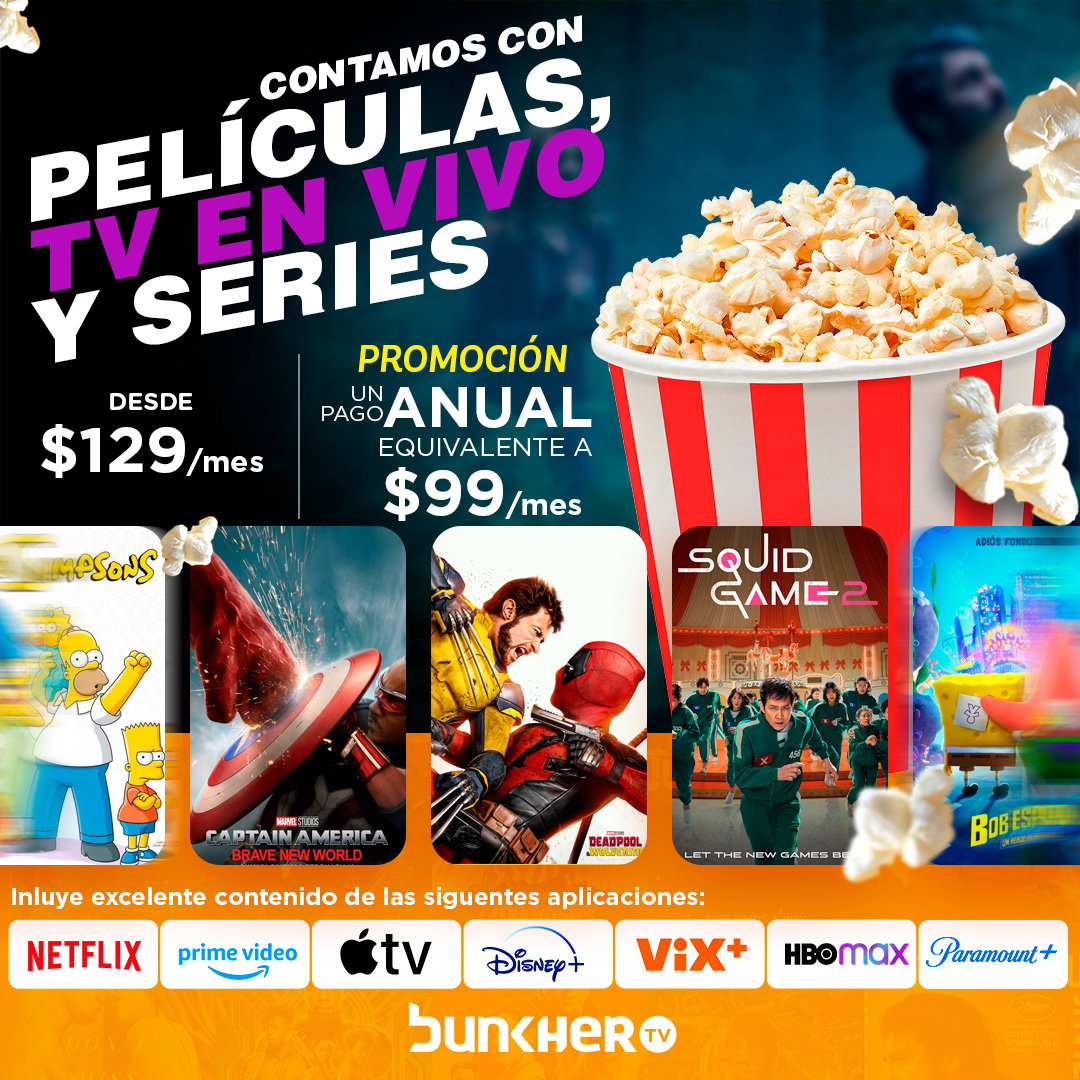 3 MESES DE SUSCRIPCIÓN A BUNKHER TV_0