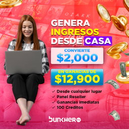 PLAN REVENDEDOR BUNKHER 50 CRÉDITOS
