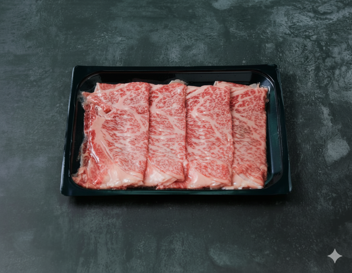 Joshu A5 Wagyu Ribeye Shabu (Steamboat) 上州和牛（群馬県産）リブアイしゃぶしゃぶ（鍋用）200g_0