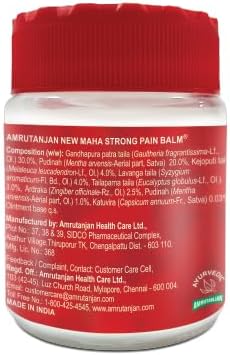 AMRUTANJAN MAHA Strong Pain Balm 