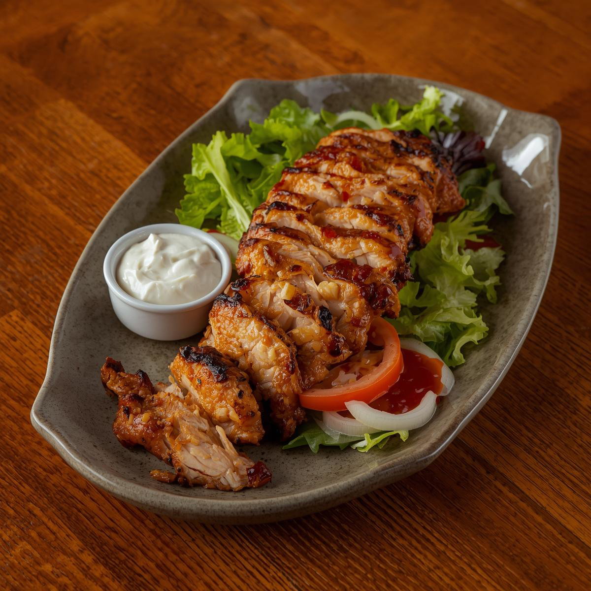 Plat viande + salade crudites_3