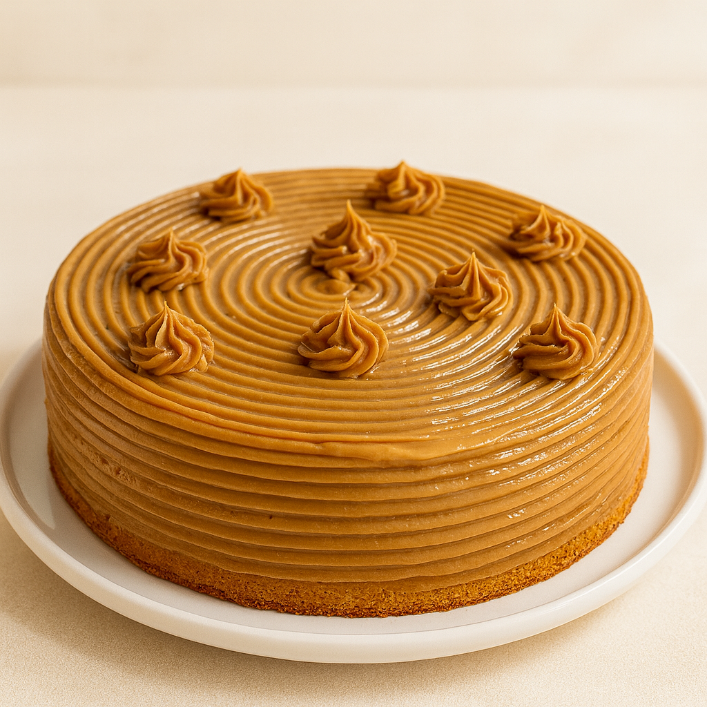 Torta Keto de Vainilla