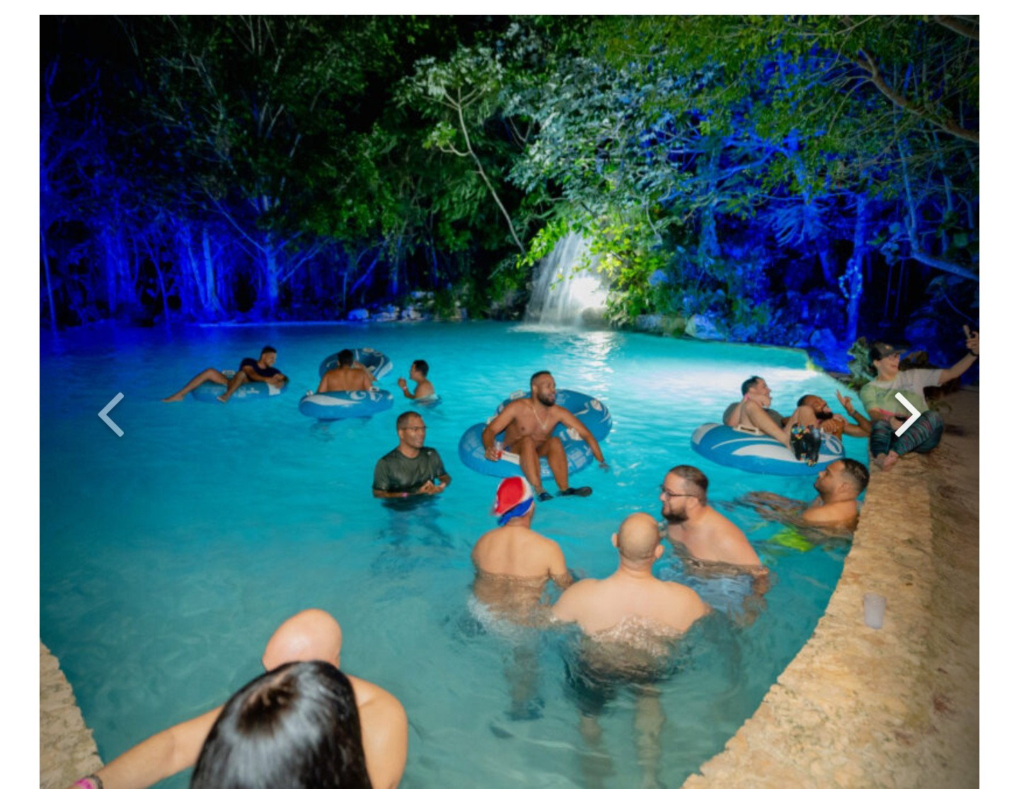 Polaris en la noche, Piscina con cascada + Parrillada Mar & Tierra_5