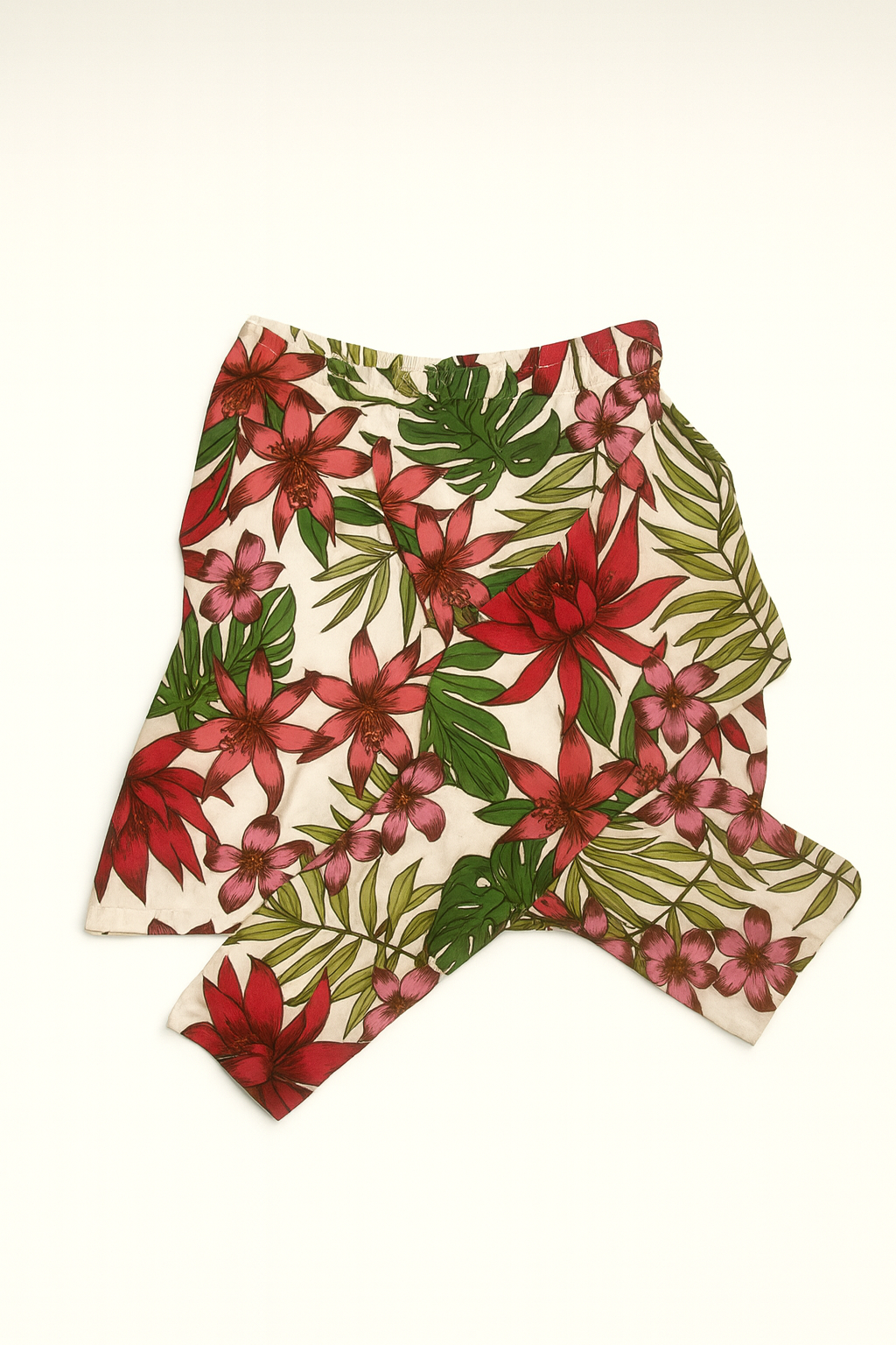 Falda corta floral tropical - Size S_1