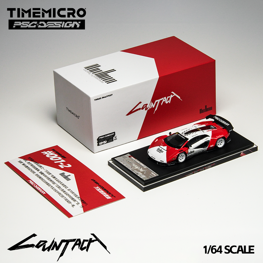 TIME MICRO MODEL 1/64 LAMBORGHINI COUNTACH PSC DESIGN - MARLBORO