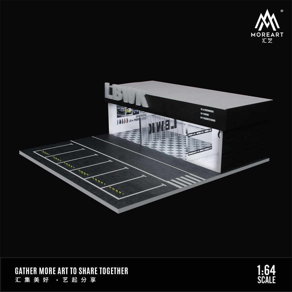 MOREART DIORAMA MODEL 1/64 MODIFICATION SHOP - LIBERTY WALK_3