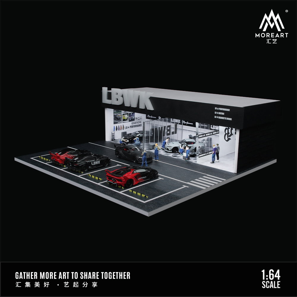 MOREART DIORAMA MODEL 1/64 MODIFICATION SHOP - LIBERTY WALK_6