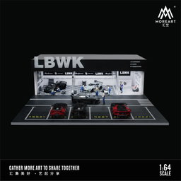 MOREART DIORAMA MODEL 1/64 MODIFICATION SHOP - LIBERTY WALK