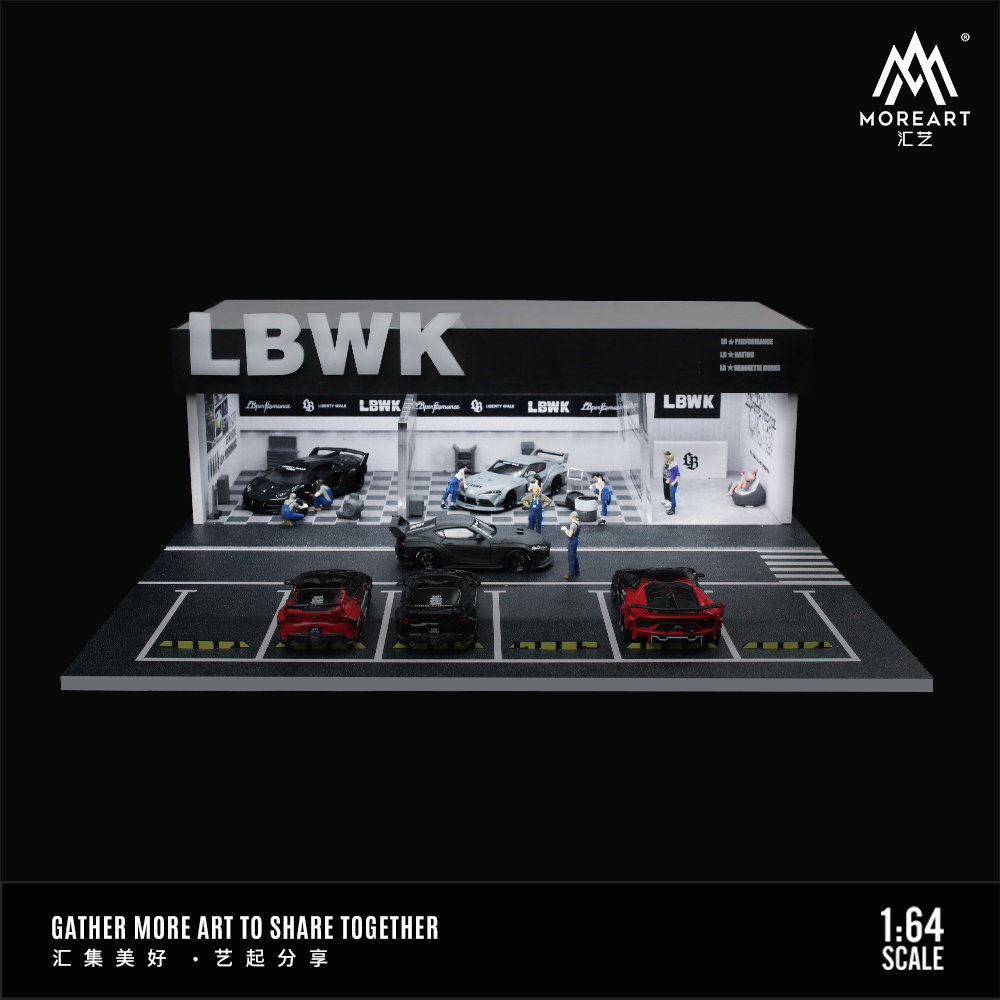MOREART DIORAMA MODEL 1/64 MODIFICATION SHOP - LIBERTY WALK_2