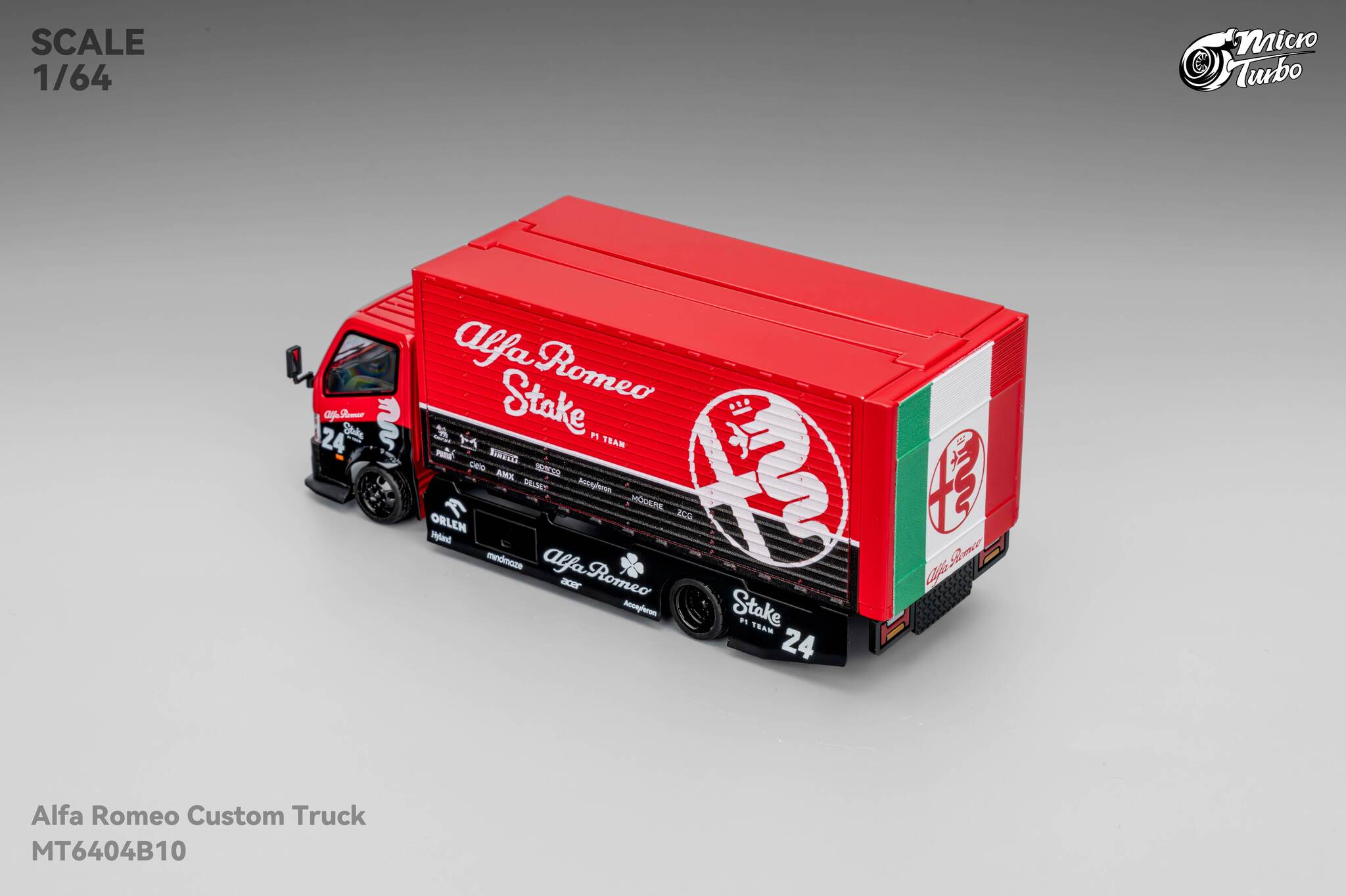 MICRO TURBO MODEL 1/64 CUSTOM TRUCK - AR RED_3