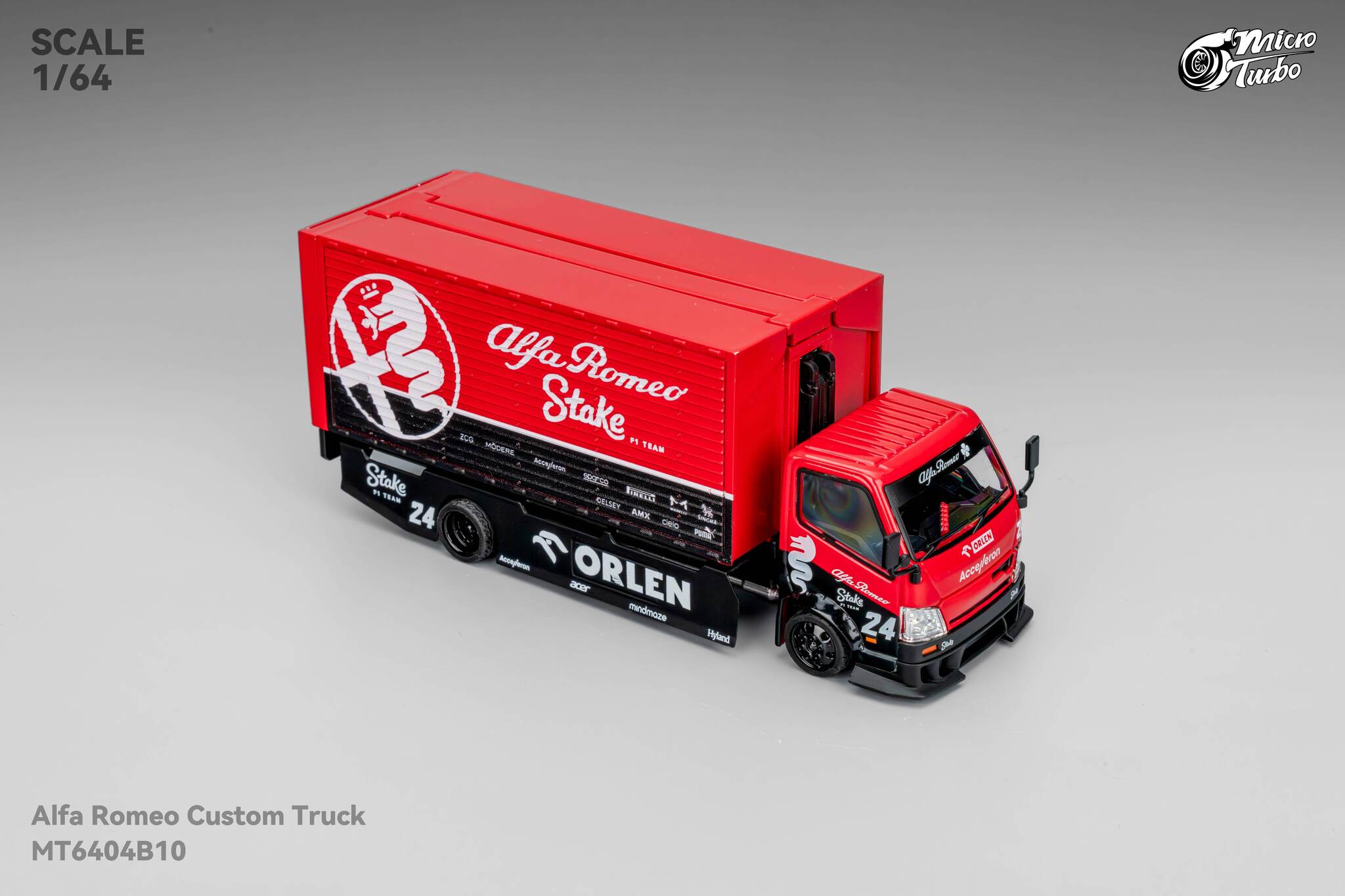 MICRO TURBO MODEL 1/64 CUSTOM TRUCK - AR RED_4